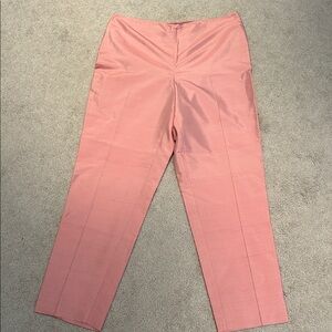 Ann Taylor silk pink pants